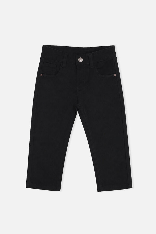 Boys Cotton Pant - Black