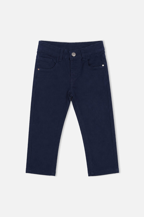 Boys Cotton Pant - Navy