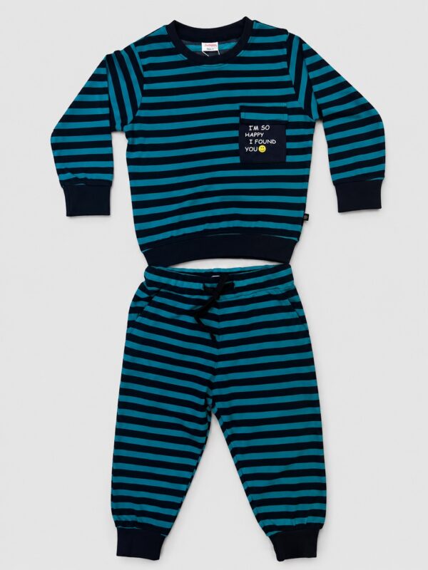 Infant Suit IB2P004 - Teal & Black